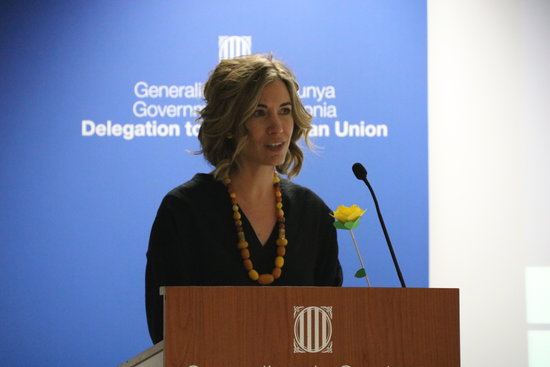 The dismissed General Director of Foreign Relations, Marina Falcó (By Blanca Blay / ACN)