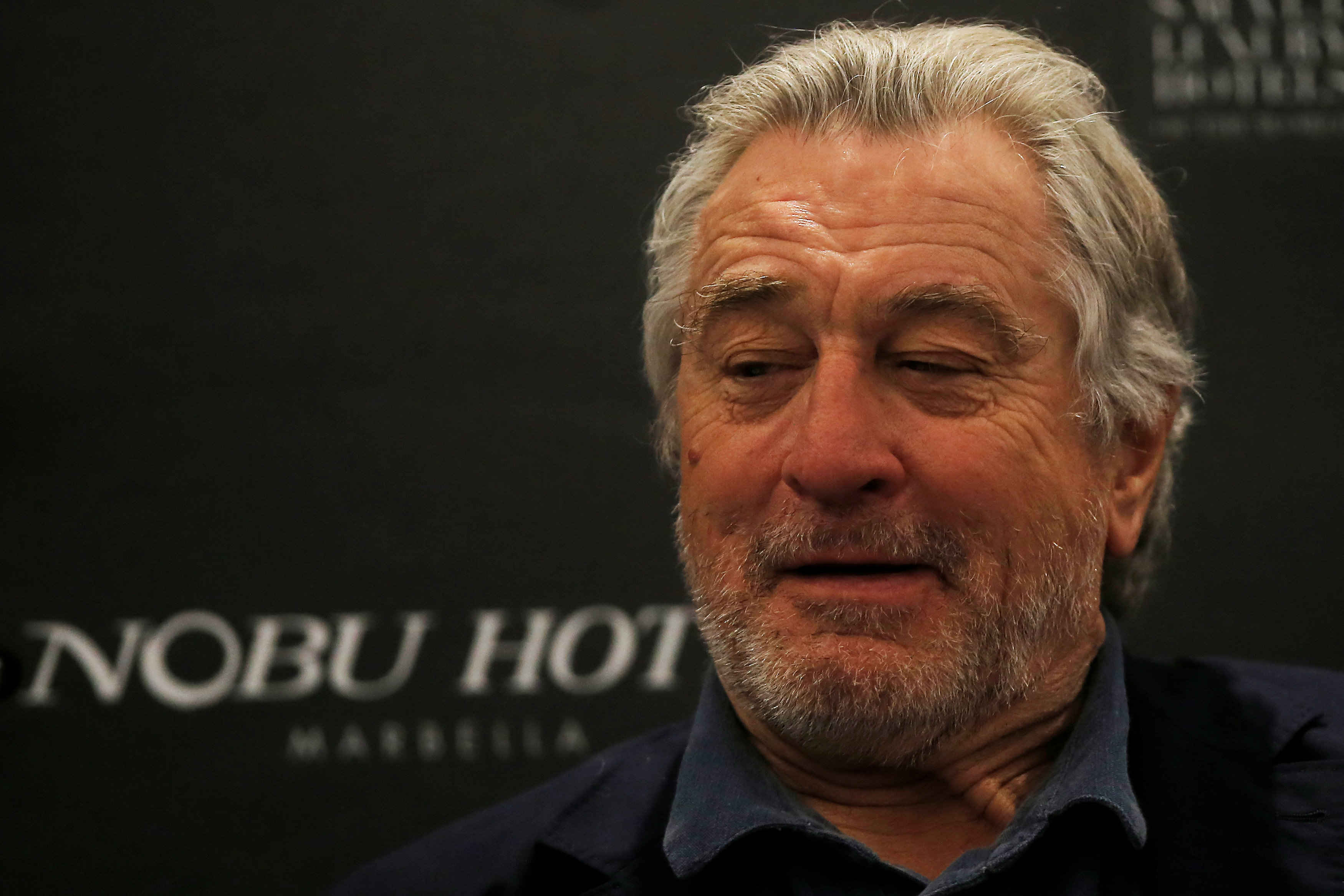 U.S. actor and Nobu co-founder Robert de Niro smiles during a news conference for the inauguration of the new Nobu Hotel in Marbella, southern Spain May 16 (REUTERS)