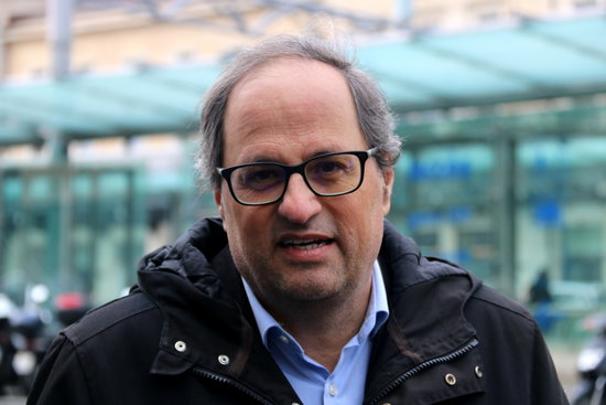 Catalan president-elect Quim Torra on March 18 2018 (by Bernat Vilaró)