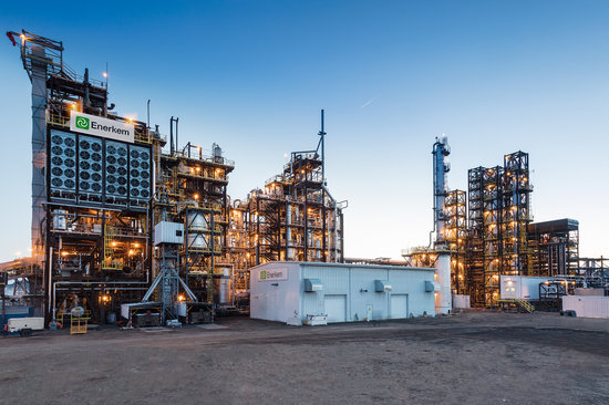 Biofuel plant of Enerkem in Edmonton, Canada (by Merle Prosofsky / Enerkem)