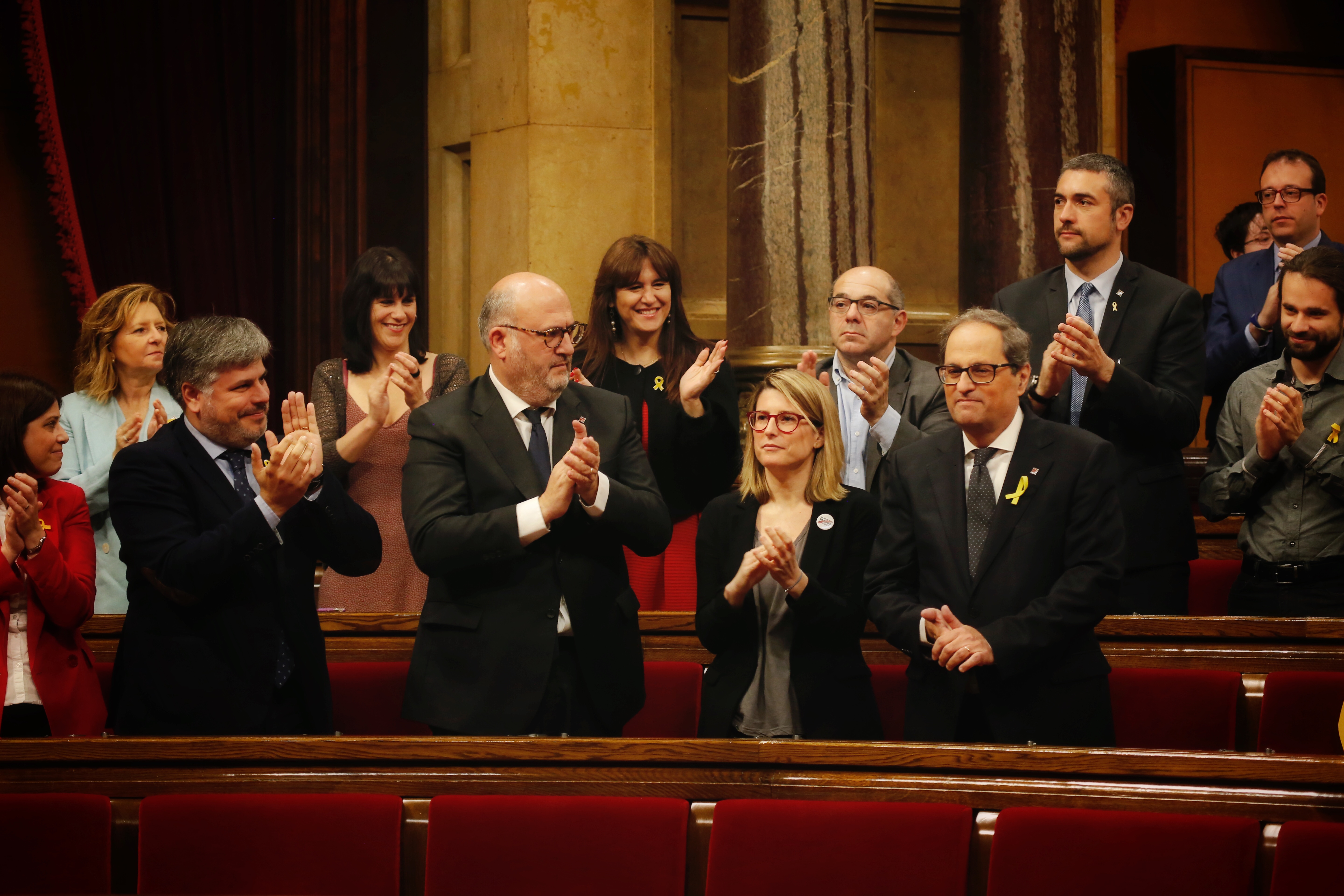 The new Catalan president, Quim Torra, in parliament (by ACN)