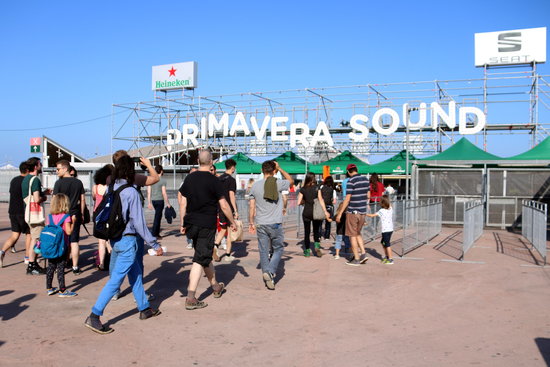 Entrance to the Primavera Sound festival on May 30 2018 (by Pere Francesch)