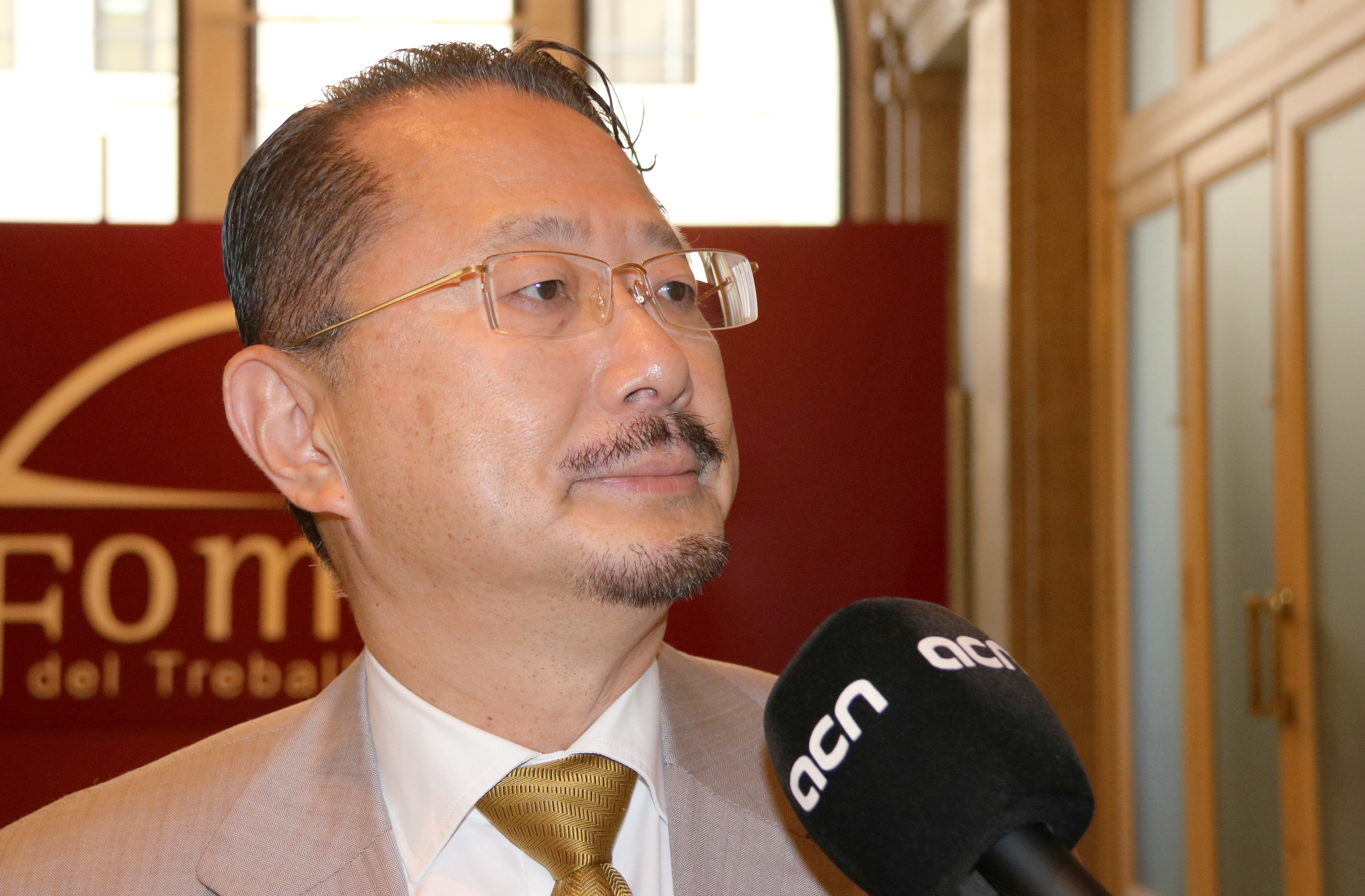 Naohito Watanabe, Japanese consul in Barcelona (by ACN)