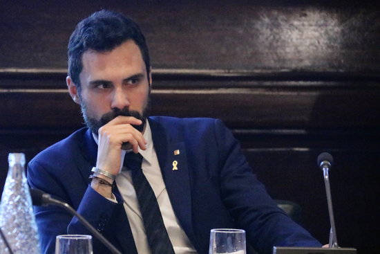 Catalan speaker Roger Torrent (by Laura Batlle)