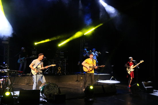 The band Els Catarres performs at Festivalot in Girona on June 3 2018 (by Gerard Vilà)