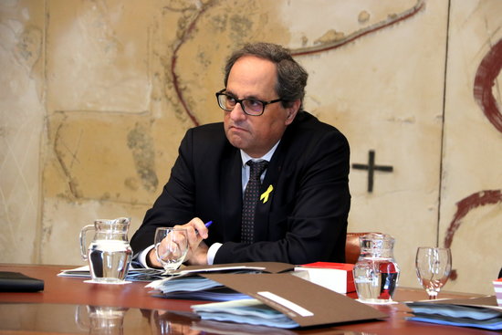 Quim Torra on Tuesday (by ACN)