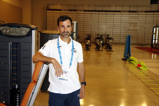 Olympian athlete Jesús García Bragado in the training facilities in PortAventura on June 19 2018 (by Roger Segura)
