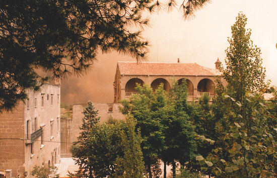 Image of the 1998 fire in Central Catalonia (Archive)