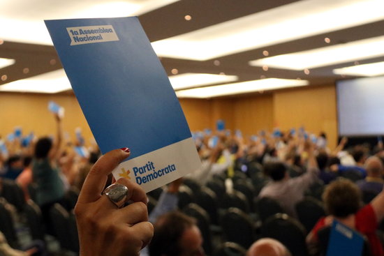 A ballot to vote during the PDeCAT assembly on July 21 2018 (by Núria Julià)