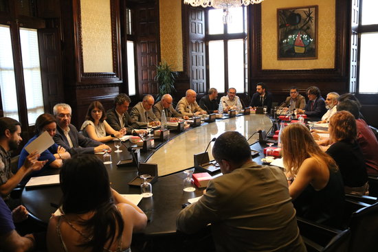 The Parliament bureau during a meeting on July 24 (by ACN)
