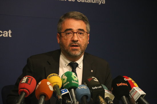 The Catalan police director general, Andreu Martínez, on August 21, 2018 (by Pere Francesch)