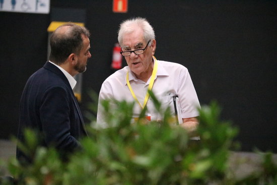 Alfred Bosch, ERC's former leader in Barcelona /left), and Ernest Margall, Catalonia's foreign minister and his most likely successor (by Bernat Vilaró)