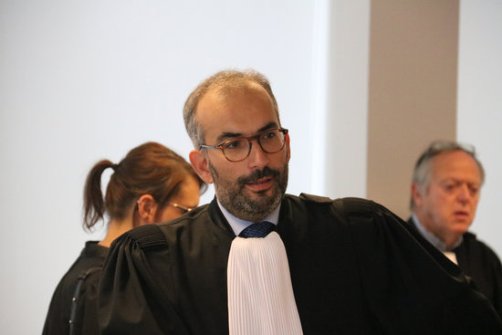 Pablo Llarena's lawyer Hakim Boularbah (by ACN)