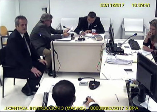 Joquim Forn testifying before National Court in Madrid (Pol Solà)
