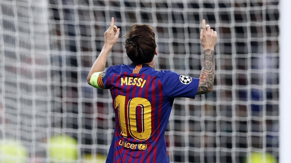 Messi, shined during Barça's victory at Wembley (by Miguel Ruiz-FCB)