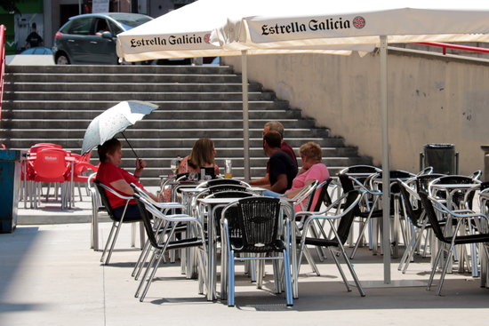 A bar in the Catalan town of Lleida (by Salvador Miret)