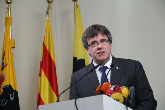 Former Catalan president Carles Puigdemont (by Natàlia Segura)