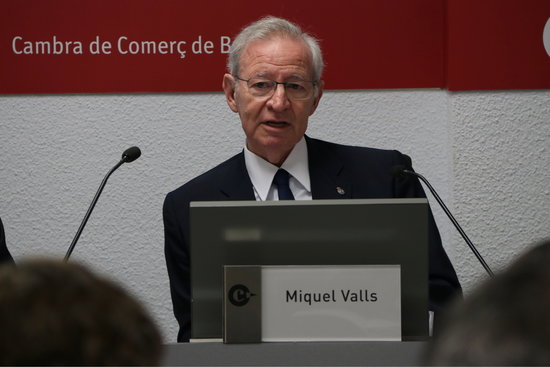 The president of Barcelona's Chamber of Commerce, Miquel Valls (by Andrea Zamorano)