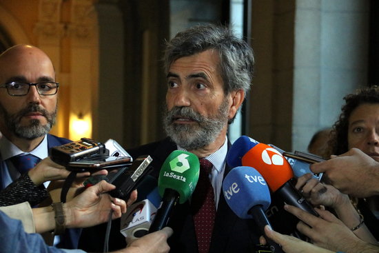 Carlos Lesmes, president of Spain's General Council of the Judiciary (by Tània Tàpia)