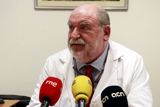 Doctor Antoni Bulbena during an interview in November 2018 (by Laura Fíguls)