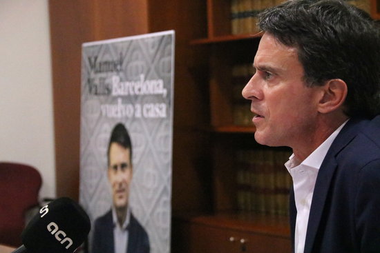 Manuel Valls, during an interview with the Catalan News Agency in November 2018 (by Núria Julià)