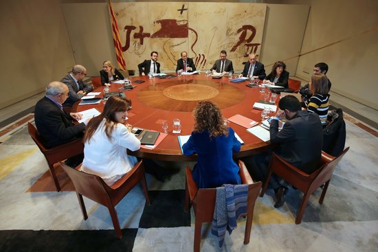 The Catalan cabinet meeting on November 13, 2018 (by Rubén Moreno/Catalan government)