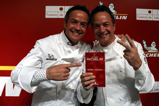The Torres brothers won two Michelin stars in the gala in Lisbon (by Elisenda Rosanas, ACN)