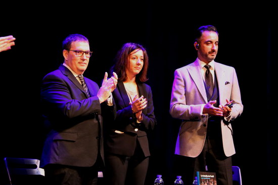 Lawyers Aamer Anwar, Neus Torbisco and Jaume Alonso Cuevillas (by ACN)