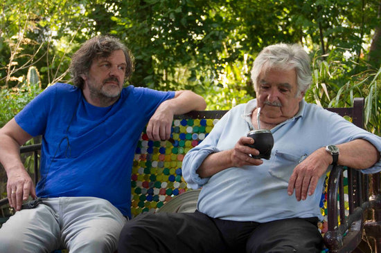 Mujica and director Emir Kusturica (courtesy of Festival REC)