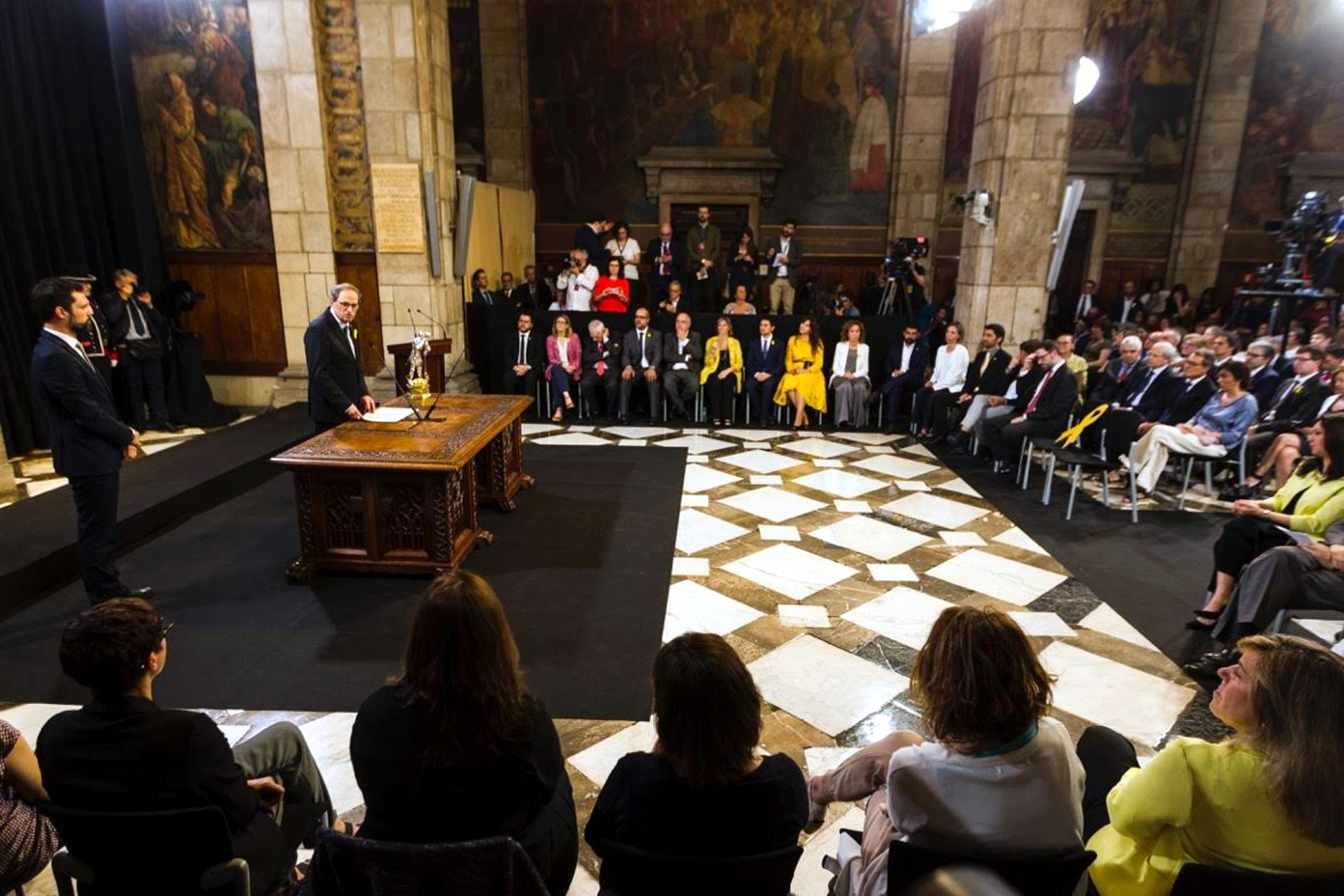 Catalan president Quim Torra and his ministers take office (by Marc Rovira)