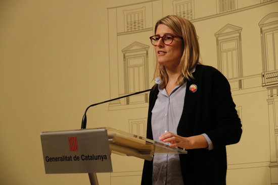 Catalan government spokesperson Elsa Artadi (by Guillem Roset)