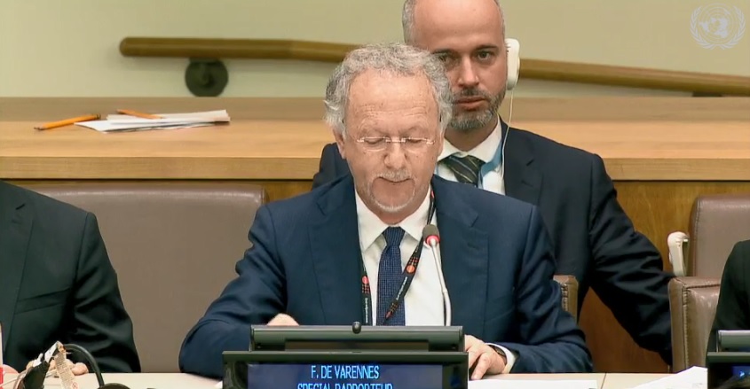 UN Special Rapporteur on Minorities, Fernand de Varennes (by UN)