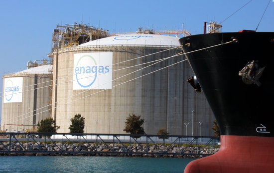 Enagas plant in the Port of Barcelona, October 23, 2018