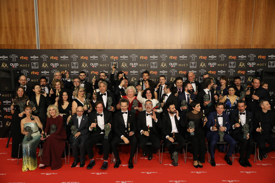 Winners of the Goya Film Awars (by EUROPA PRESS)