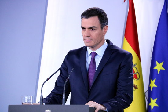 Spanish president Pedro Sánchez (by Roger Pi de Cabanyes)