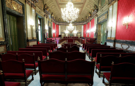 Spain's Supreme Court, where the Catalan independence trials are taking place