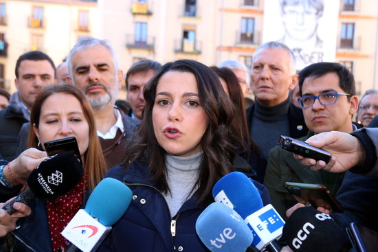 Opposition head Inés Arrimadas (by Gerard Vilà)