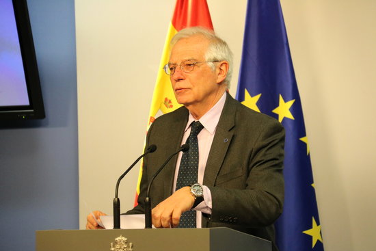 Spain's foreign affairs minister Josep Borrell (by Blanca Blay)