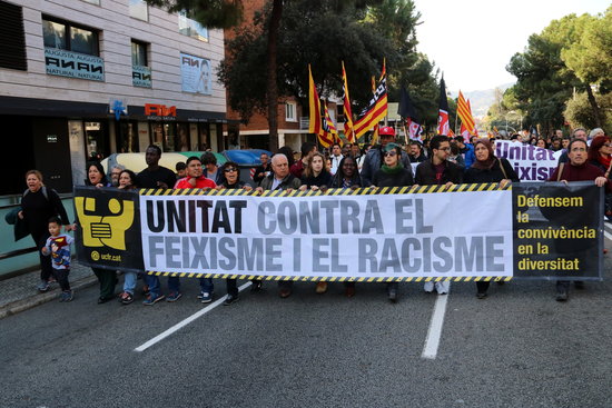 Demonstration organised by the Unity Against Fascism and Racism platform (by ACN)