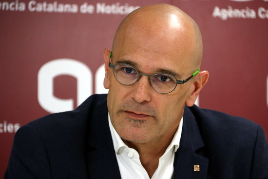 Raül Romeva, currently in prison while the Catalan Trial is ongoing, named as Esquerra Republicana's candidate for the Spanish Senate