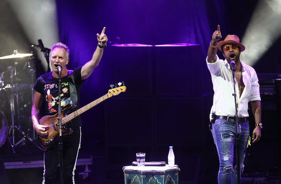 Sting and Shaggy play at Cap Roig festival in 2018 (by Cap Roig)