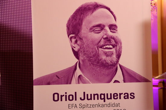 Oriol Junqueras, currently in prison while the Catalan Trial is ongoing, chosen as EFA candidate to preside over the European Commission in upcoming election
