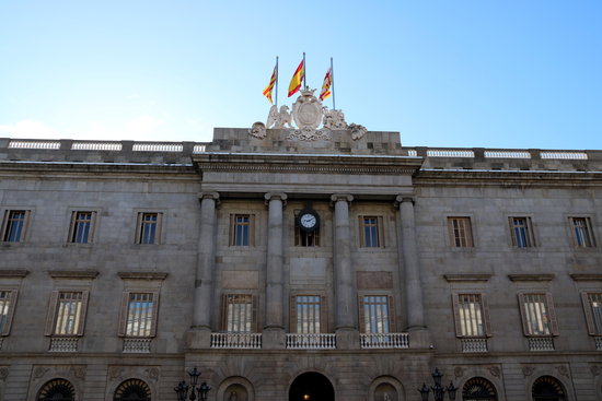 The façade of Barcelona's city hall (Photo: Nazaret Romero)