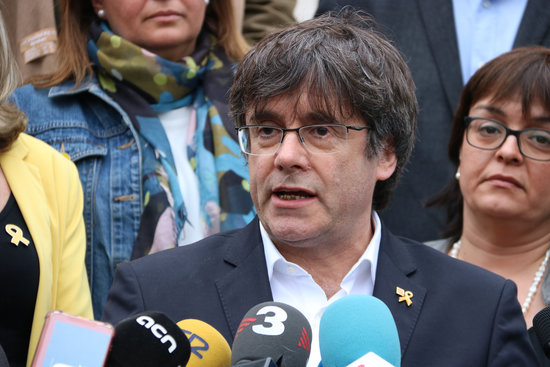 Former Catalan president Carles Puigdemont (by Natàlia Segura)
