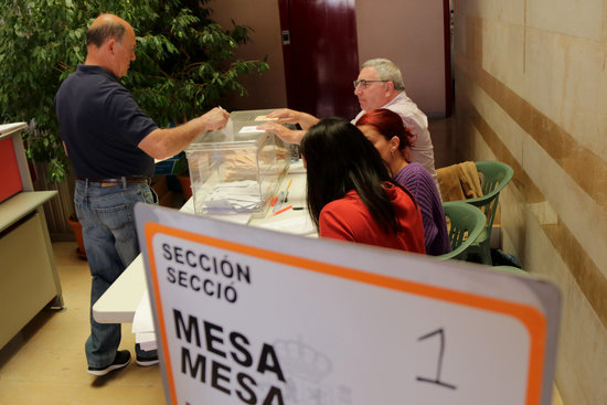 A polling station in Catalonia during the April 28, 2019 Spanish general election (by ACN)