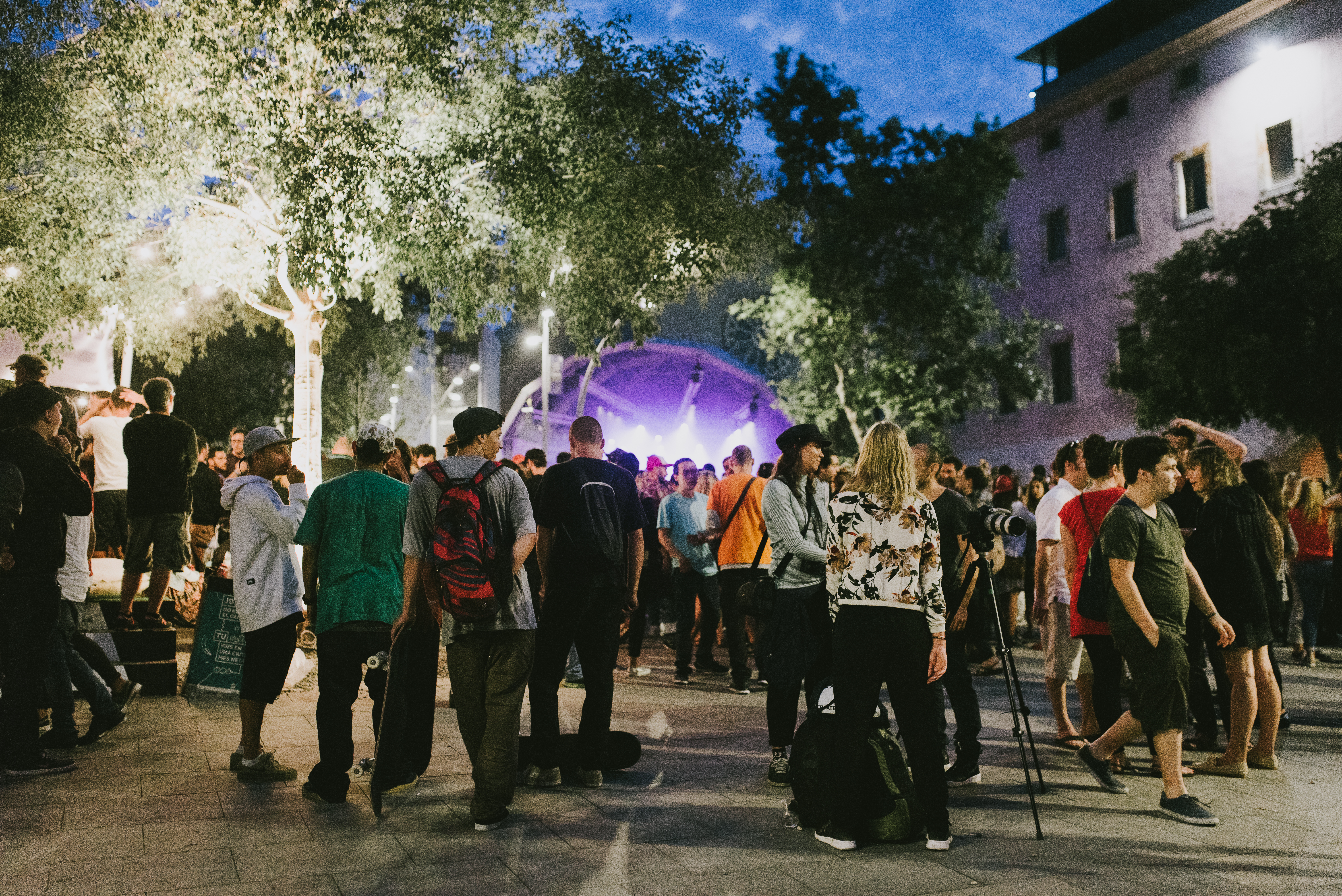 Primavera al Raval stage at the CCCB in Barcelona's el Raval neighbourhood. (Photo: Garbine Irizar, courtesy of Primavera Sound)