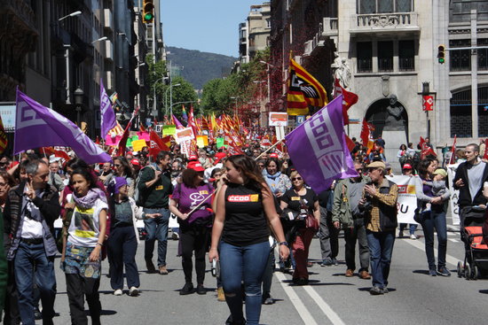 Demonstration on Worker's Day (by ACN)