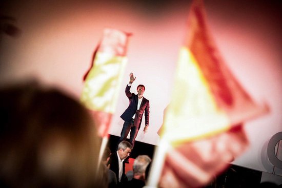 Ciutadans leader Albert Rivera at a campaign rally in Zaragoza (Photo: Ciutadans)