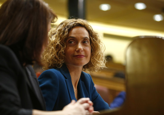 The Catalan Socialist official Meritxell Batet during the opening session of Spain's congress (by Javier Barbancho)