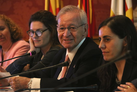 Image of the president of Barcelona's Chamber of Commerce, Miquel Valls, on June 3, 2019 (by Aina Martí)